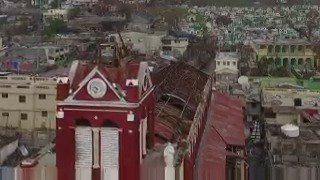 Striking drone footage shows towns flattened by #HurricaneMatthew in #Haiti. …