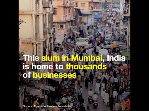 This slum in Mumbai, India is home to thousands of businesses