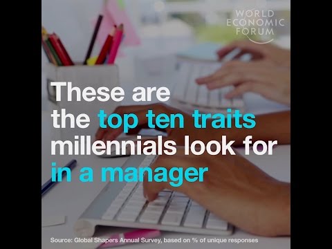 These are the top ten traits millennials look for in their managers