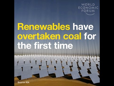 Renewables have overtaken coal for the first time