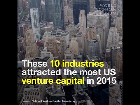 $58 8 billion in venture capital was invested in the US in 2015   These 10 industries attracted the