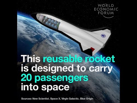 This reusable rocket is designed to carry 20 passengers into space