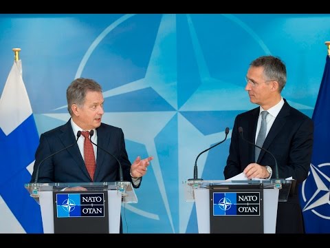 NATO Secretary General with the President of Finland, 09 NOV 2016