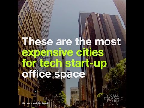 These are the most expensive cities for tech start up office space