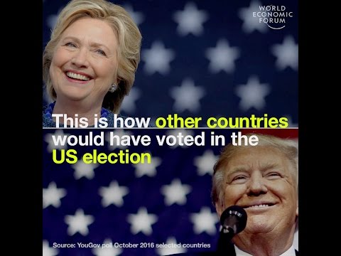 This is how other countries would have voted in the US election