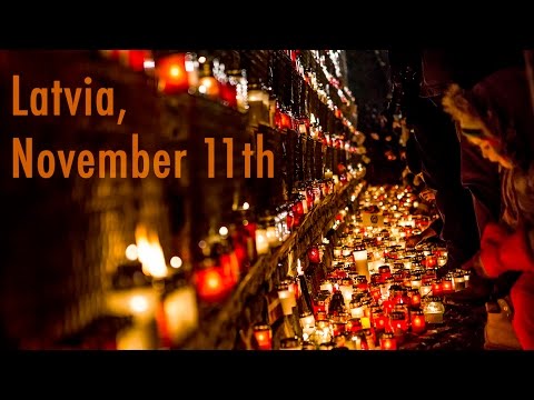 November 11th commemoration in Riga, Latvia