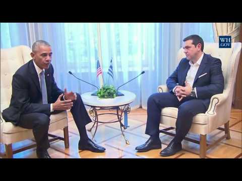 President Obama Meets with Prime Minister Alexis Tsipras
