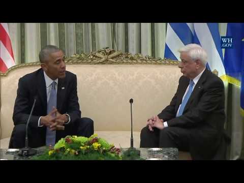 President Obama Meets with President Prokopis Pavlopoulos