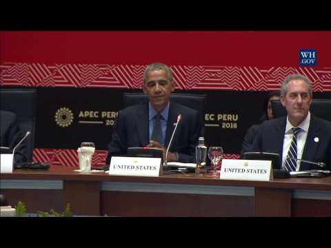 President Obama Attends a Trans-Pacific Partnership