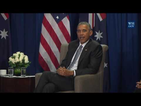President Obama and Prime Minister Turnbull
