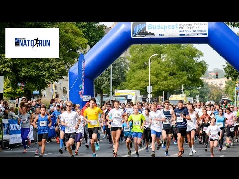 NATO Run in Budapest, Hungary.