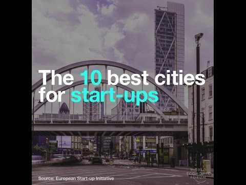 The 10 best cities for start-ups