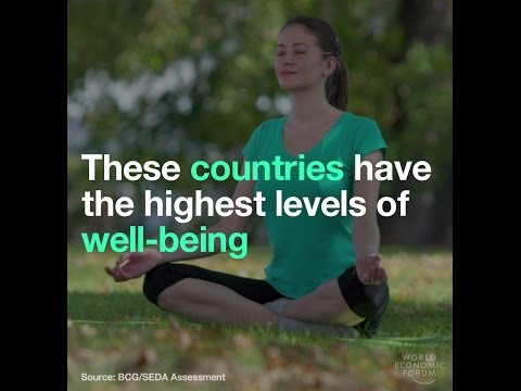 These countries have the highest levels of well-being