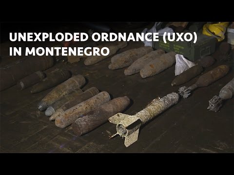NATO helps Montenegro find and destroy buried explosives