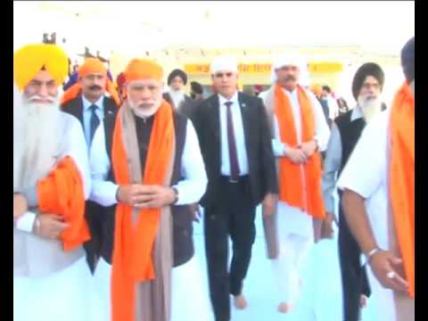 PM Narendra Modi’s visit & Darshan of Gurudwara Takht Sri Keshgarh Sahib, Punjab