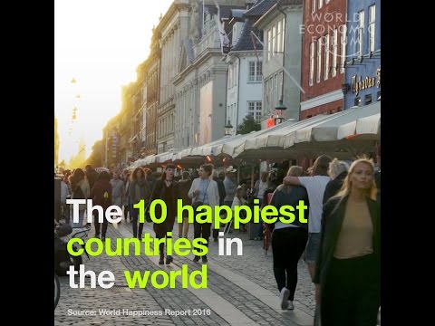 The 10 happiest countries in the world