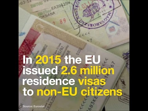 Which country is getting the most EU visas