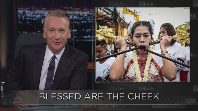 Web Exclusive New Rule: Blessed are the Cheek | Real Time with Bill Maher (HBO)