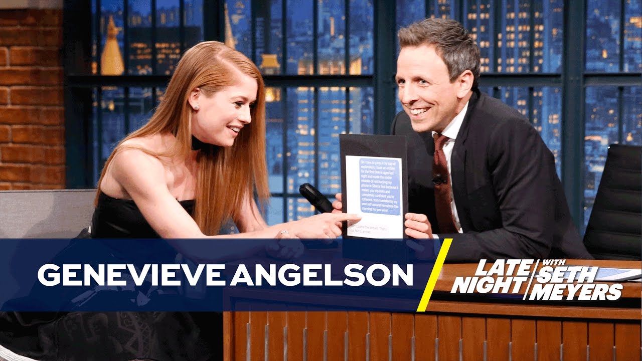 Genevieve Angelson Embarrassed Herself Texting on Sleeping Pills