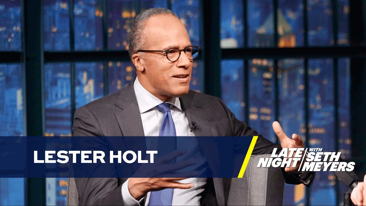 Lester Holt Thinks Public Needs to See Obama and Trump Together