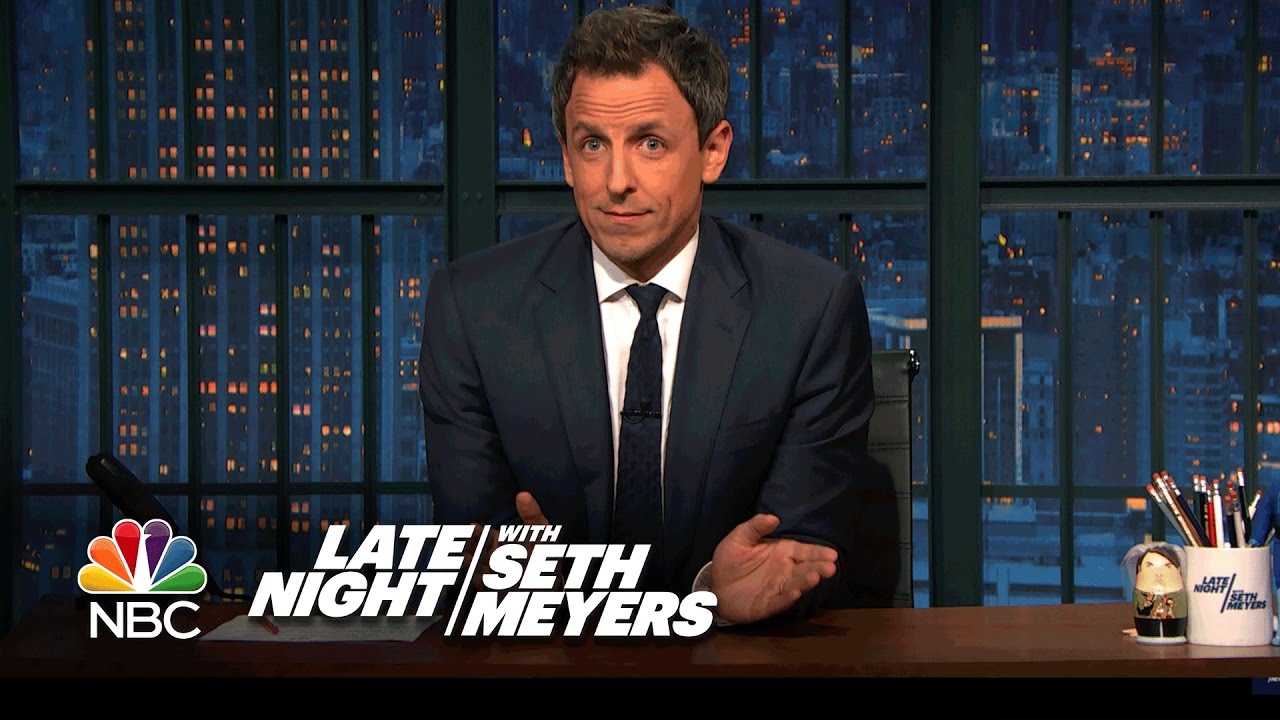 Seth Meyers Shares Remarks on Donald Trump’s Presidency