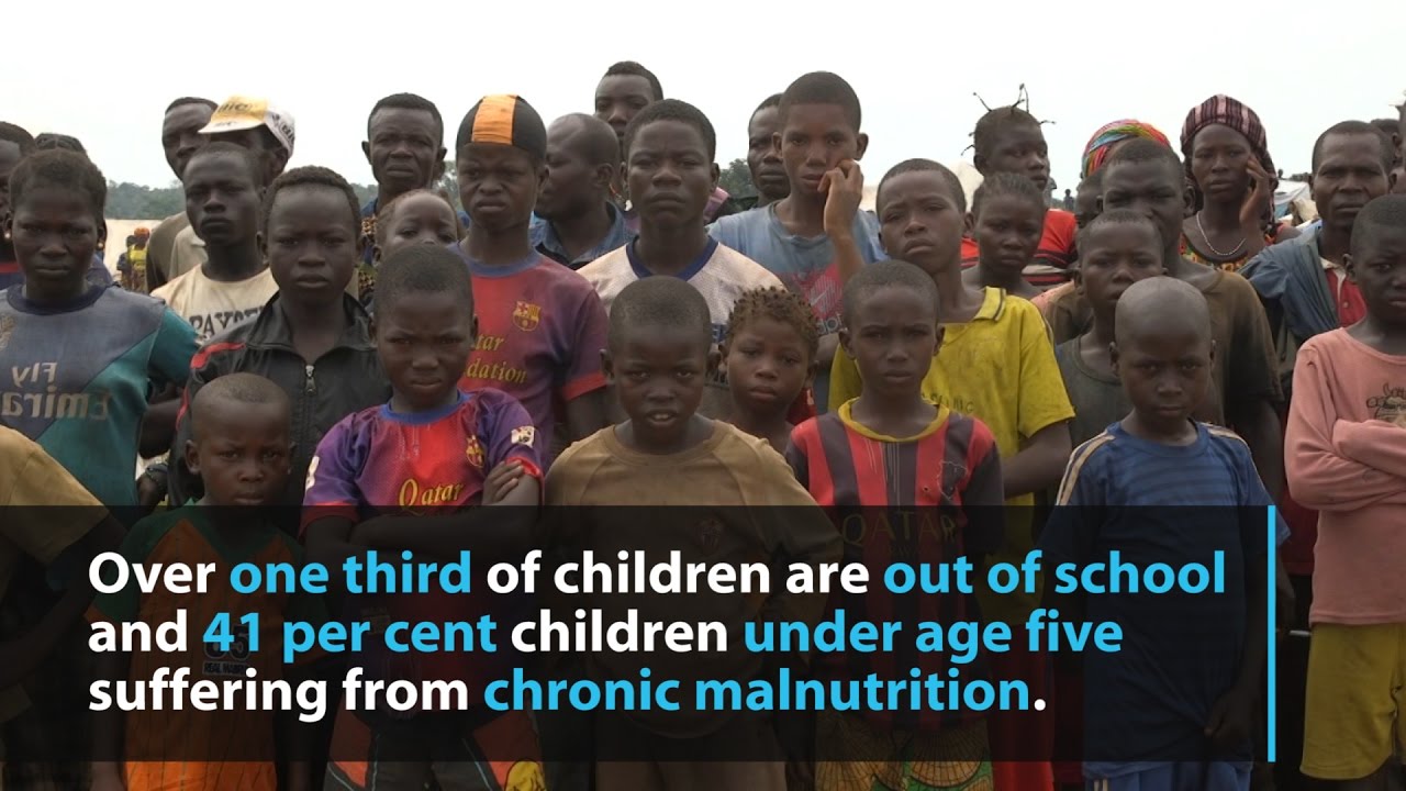 Central African Republic: One in five children is a refugee or internally displaced