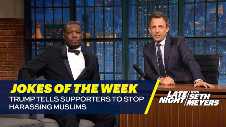 Seth’s Favorite Jokes of the Week: Trump Tells Supporters to Stop Harassing Muslims