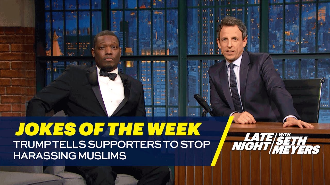 Seth’s Favorite Jokes of the Week: Trump Tells Supporters to Stop Harassing Muslims