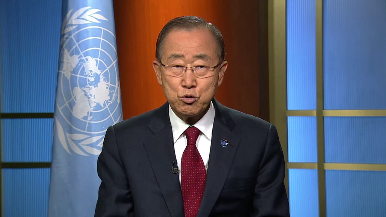 Ban Ki-Moon (UN Secretary-General) video message for “Giving Tuesday” (29th November 2016)