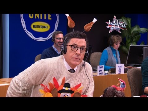 Stephen Colbert’s Thanksgiving Turkey Tips (Part 1)