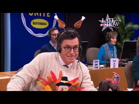 Stephen Colbert’s Thanksgiving Turkey Tips (Part 2)
