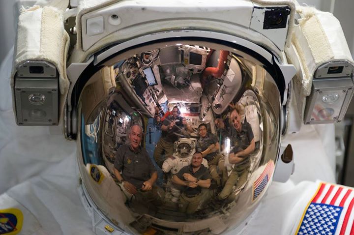 The International Space Station serves as a home away from h…