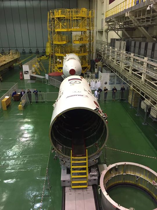 L-12: Our spacecraft was fuelled and is now ready for encapsulation into the roc…