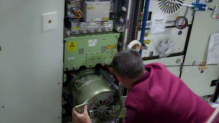 Space mechanic is an awesome job title. Important repair wee…