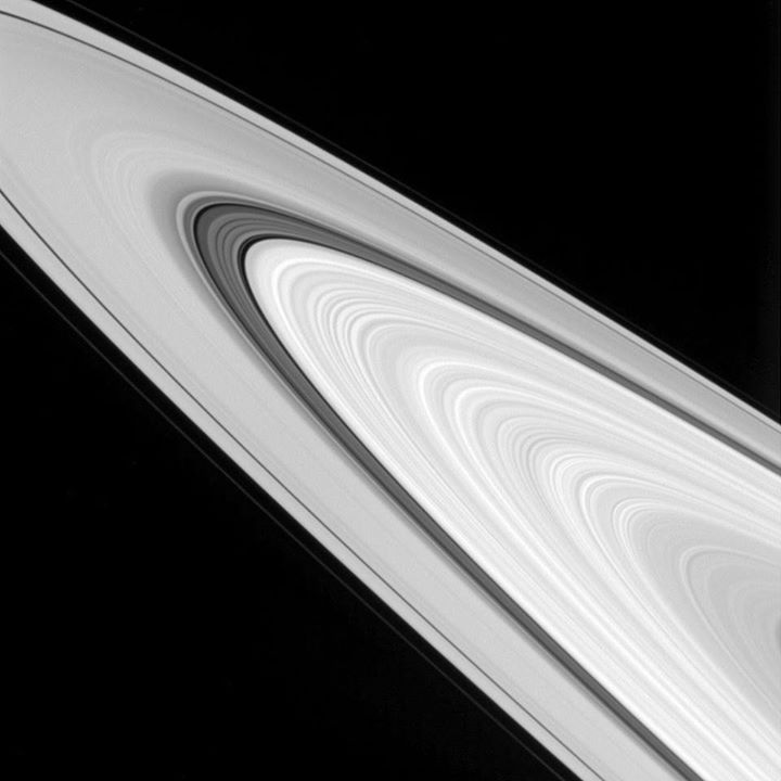 All in the details…Saturn’s rings are made up of many smalle…
