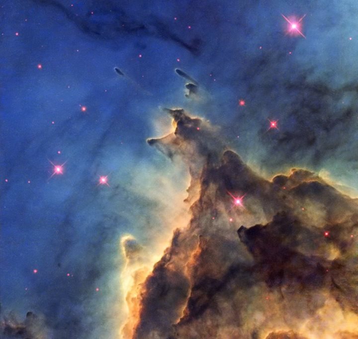 The NASA/ESA Hubble Space Telescope imaged this violent stellar nursery called N…