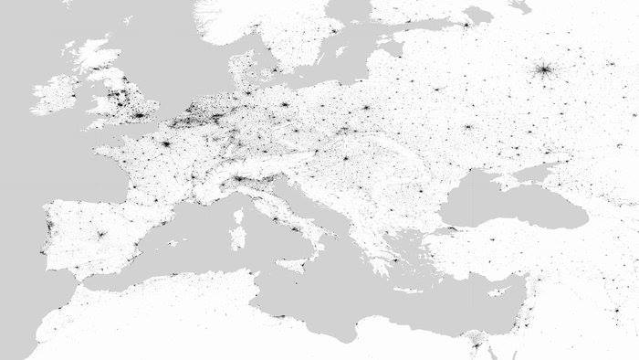 A landmark global map showing nearly every human settlement on Earth is now avai…