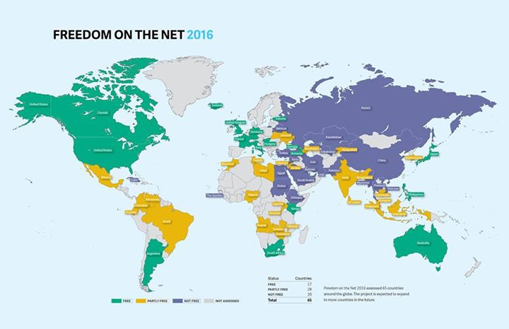 How free is the Internet around the Globe? Check out the new…
