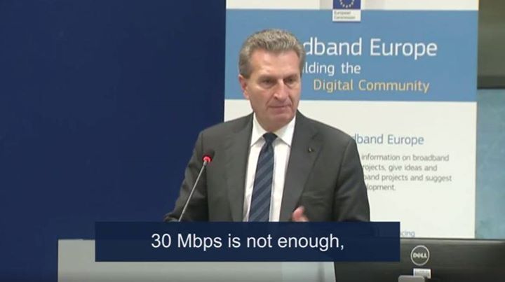 “30Mbps is not enough, we need  #Gigabit connectivity. That’…