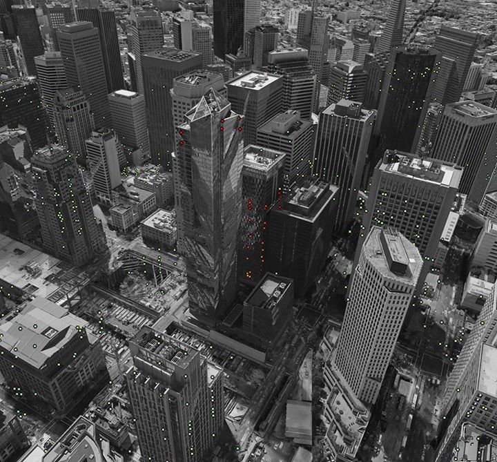 The Sentinel-1 satellites have shown that the Millennium Tower skyscraper in the…