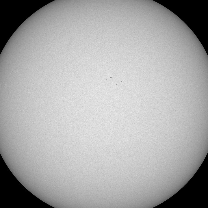 Almost spotless! The sun hit its lowest level of solar activ…