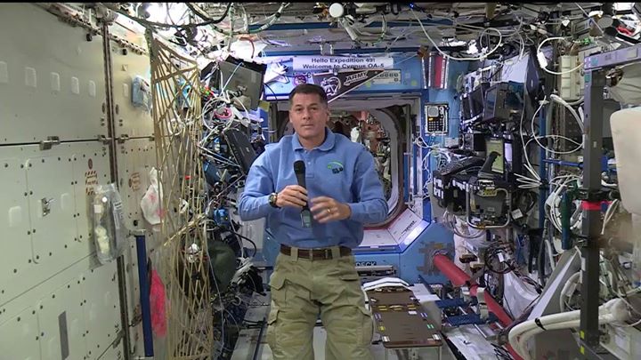 #HappyThanksgiving from 250 miles above Earth! NASA astrona…