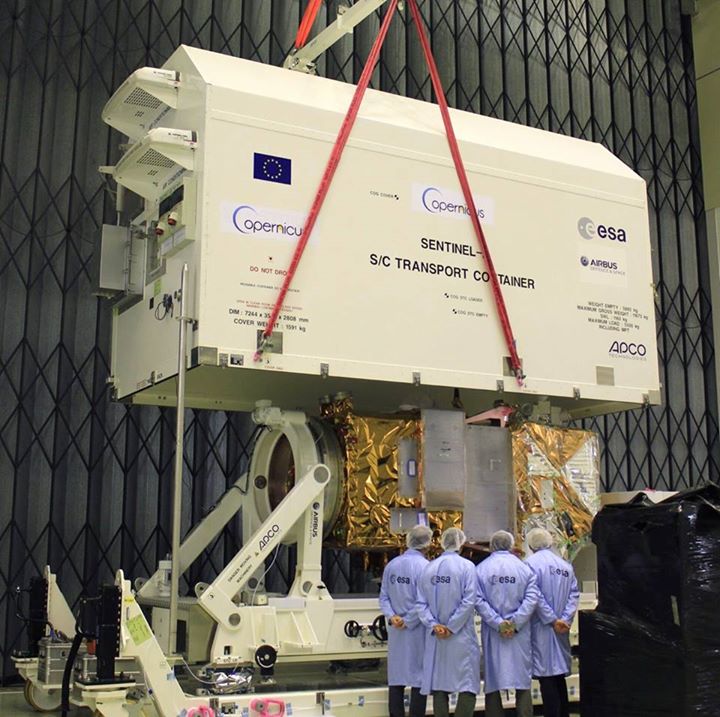 This weekend, after being checked at ESA’s ESTEC test facilities in Noordwijk, t…