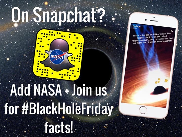 It’s  #BlackHoleFriday and today our Snapchat is filled with…