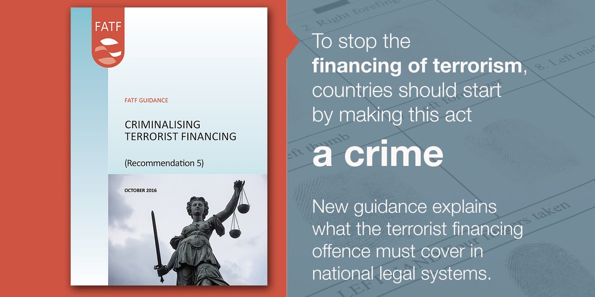 FATF guidance helps countries criminalise #terroristfinancing  …
