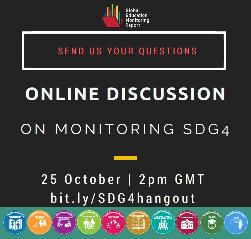 Join @GEMReport today at 2pm GMT to answer any questions you may have on monitor…