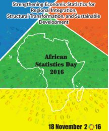 On 18 November Africa will celebrate African Statistics Day 2016  …