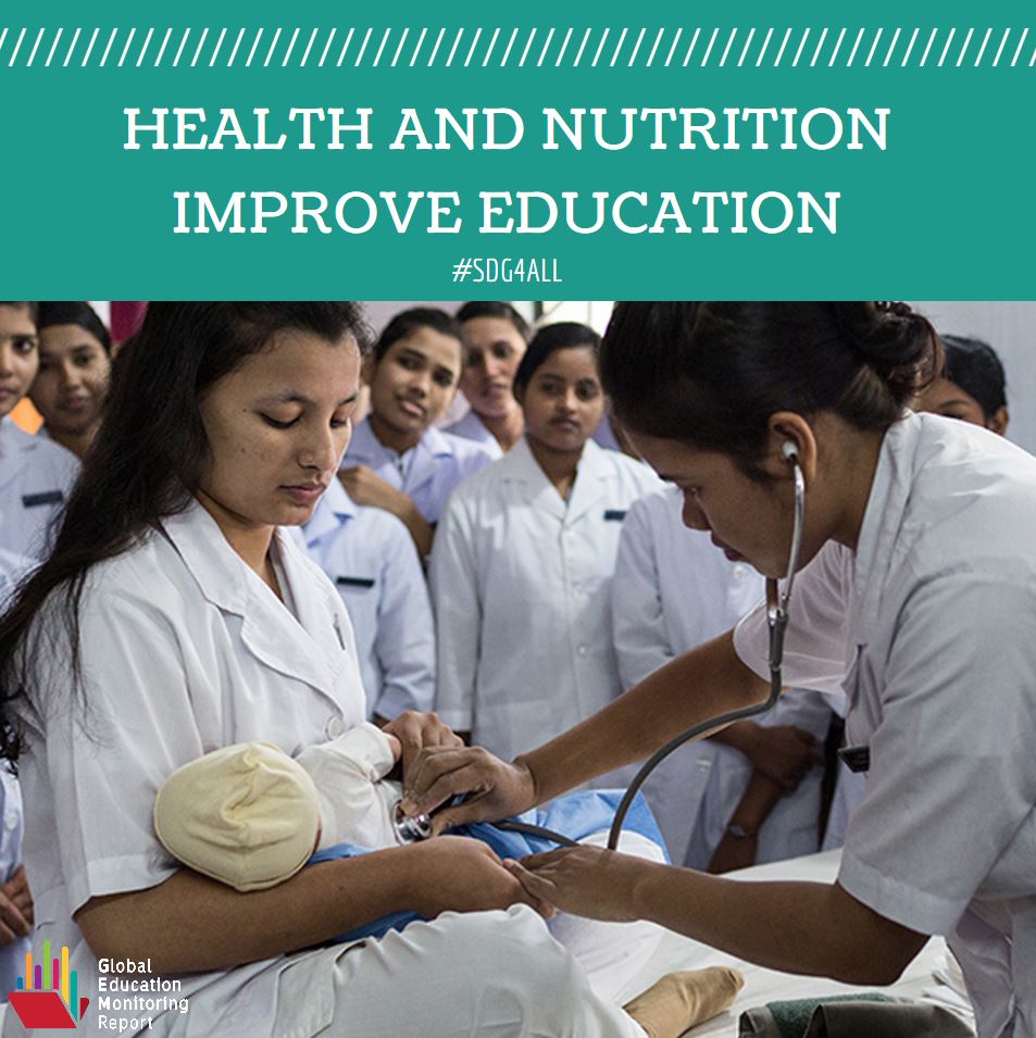 Health and nutrition condition children’s ability to attend school and learn  …