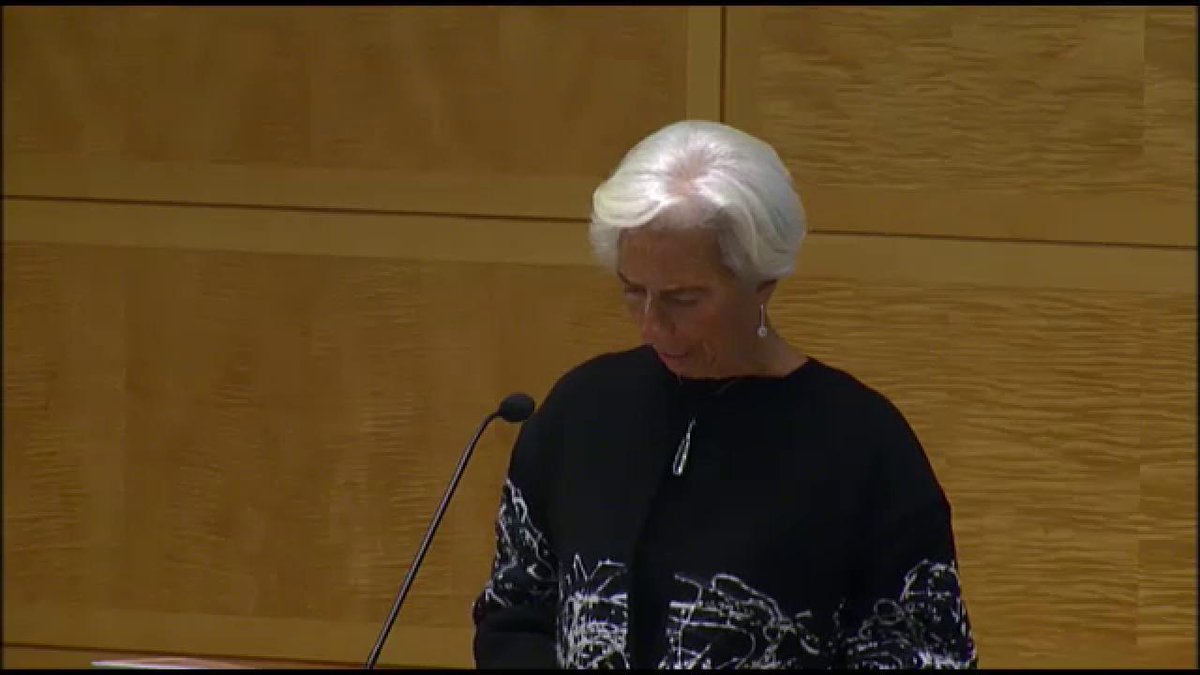 Lagarde #ARCPolak IMF Research Conference honoring Olivier Blanchar…