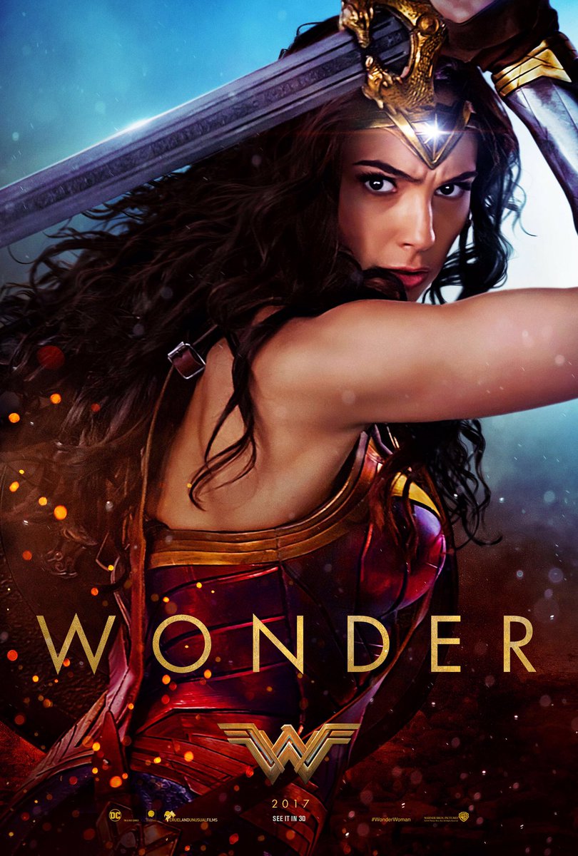 Unveiling The 3 Brand New Posters of “Wonder Woman”